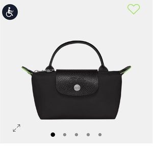 Longchamp le pliage mini pouch with handle